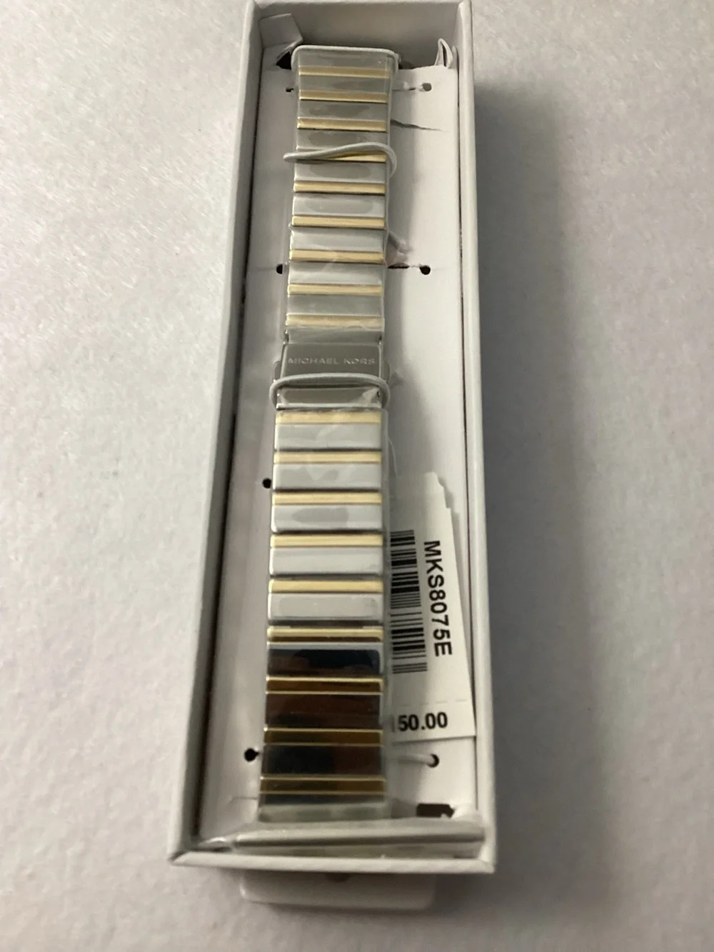 Michael Kors Two-Tone Stainless Steel Apple Watch Band 38/40/41mm 42/44/45/46mm
